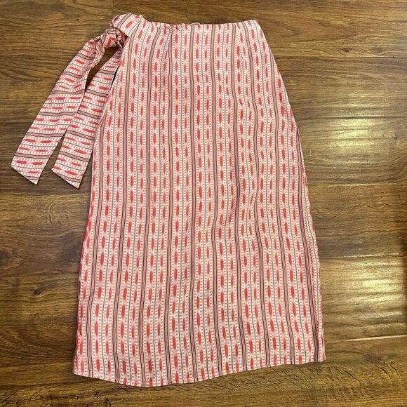 NWT Faherty linen wrap skirt XXS - Picture 2 of 5